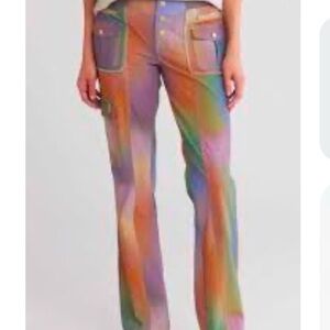 Colorful Abstract Patterned Pants